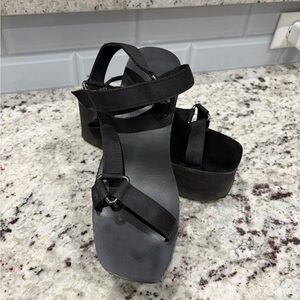 ASOS Black Platform Sandals